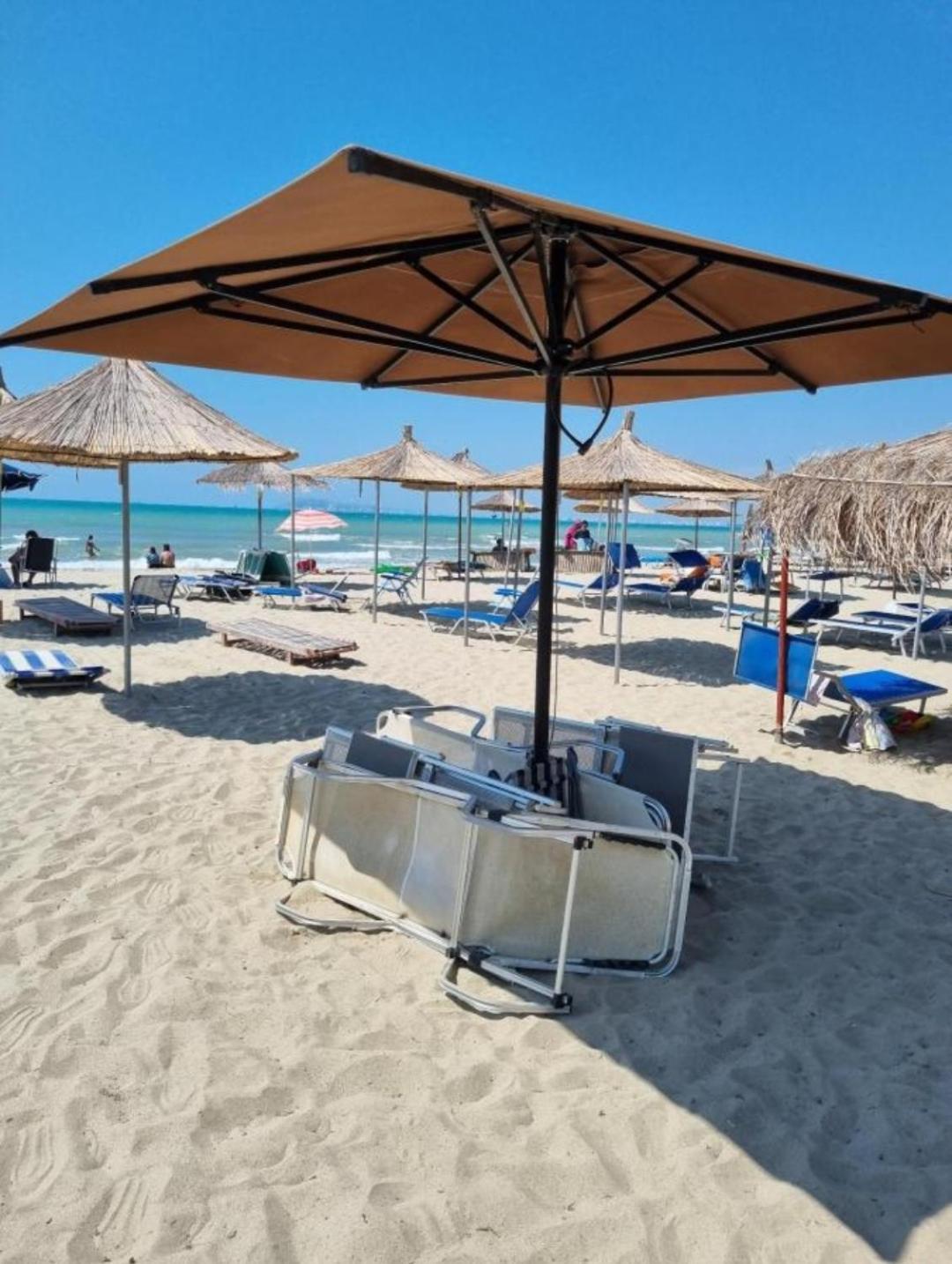 Beachfront Blue Wave In Private Qerret, Albania *